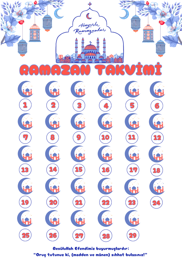 Ramazan Takvimi 2025