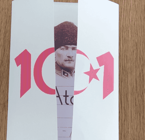 1. Sınıf T sesi Ata yazımı 101. yıl