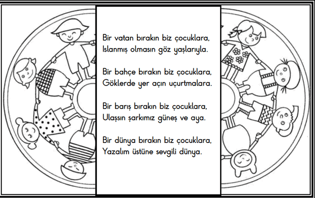 23 Nisan Aç Kapa Mandala Etkinliği