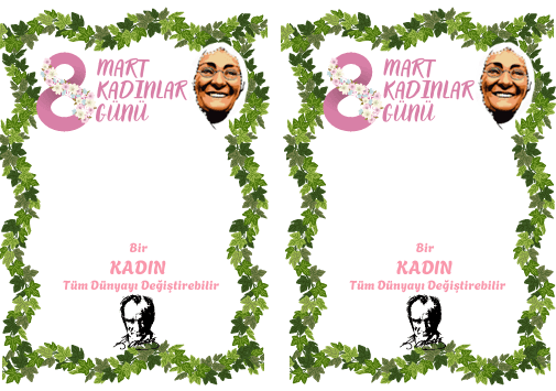 8 Mart Dünya Kadınlar Günü Hediye Kartı